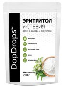 Заказать DopDrops Эритритол 1 к 1 и стевия 750 гр
