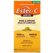 Заказать American Health Ester-C 1000 мг with D3 5000 МЕ 60 вег таб
