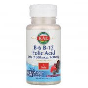 Заказать KAL B-6, B12 Folic Acid 60 микро.таб
