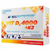 Заказать AllNutrition Vitamin D-3 4000IU + K2 60 капс
