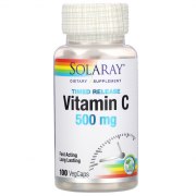 Заказать Solaray Vitamin C 500 мг 100 вегн капc