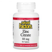 Заказать Natural Factors Zinc Citrate 50 мг 90 таб