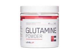 Заказать LevelUp Glutamine Powder 240 гр (Без Вкуса)