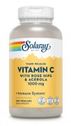 Заказать Solaray Vitamin C with Rose Hips & Acerola 1000 мг 250 вег капc
