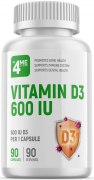 Заказать 4Me Nutrition Vitamin D3 600 IU 90 капс