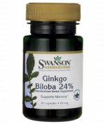 Заказать Swanson Ginkgo Biloba 24% 60 мг 30 капс