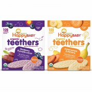 Заказать Happy Baby Organics Teethers Вафли 12*4 гр