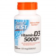 Заказать Doctor's Best Vitamin D3 125 мкг (5000 МЕ) 180 таб