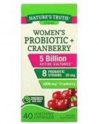 Заказать Nature's Truth Women's Probiotic + Cranberry 40 вег капс