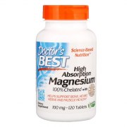 Заказать Doctor's Best Magnesium 100 мг 120 табл