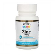 Заказать 21st Century Zinc 50 мг 60 таб