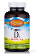 Заказать Carlson Vitamin D3 2500 IU 150 капс