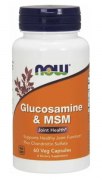Заказать NOW Glucosamine & MSM Chondroitin 60 вег капс